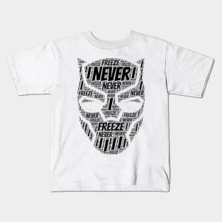 I never Freeze Superhero Panther shirt Kids T-Shirt